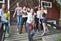 Juniori-Hubertuksen teemana syksyllä 2013 oli merirosvot, Pirates of Majoran. Kuva Anne Barck.