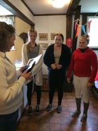 Vuoden ahkerimmat juniorit Camilla, Olivia ja Tiia.