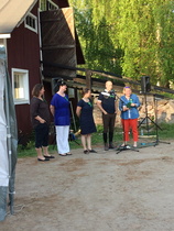 Kiitospuheitakin pidettiin © Maija Virtanen