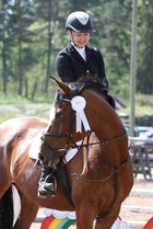 Senioriratsukoiden estemestaruuden pronssimitalisti Iiris Hakaste - Pik Leon
© Anna K