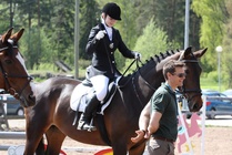 Junioriratsukoiden estemestaruuden pronssimitalisti Milja Koskela - Londa
© Anna K