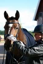 Campina Grande ja Heidi Junkkarinen kisoissa v. 2015.