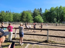 Seuramestaruuksien jälkeen kepparit valtasivat kentän. Kuva Suski