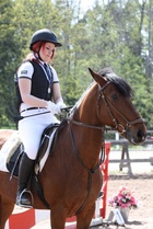 Junioriratsukoiden estemestaruuden hopeamitalisti Essi Kemppainen - Beethowen
© Anna K