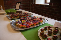 Jaana Nikkolan loihtimat ihanat "Beethowenin kikkareet", eli minimuffinit.
© Maija Virtanen