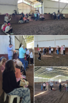 Yleisöä ja kannustusjoukkoja oli paikalla sankoin joukoin.