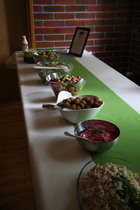 Kitchen Consultingin valmistama herkullinen salaattibuffet.
© Maija Virtanen